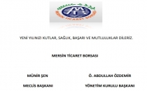  MERSİN TİCARET BORSASI YENİ YIL MESAJI 